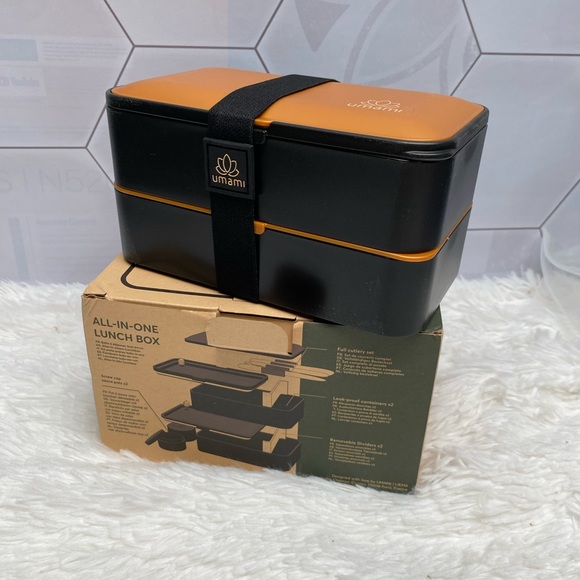 Bento Box Adult Lunch Box with Utensils, 40 oz Large, All-in-One Meal - Picture 8 of 8